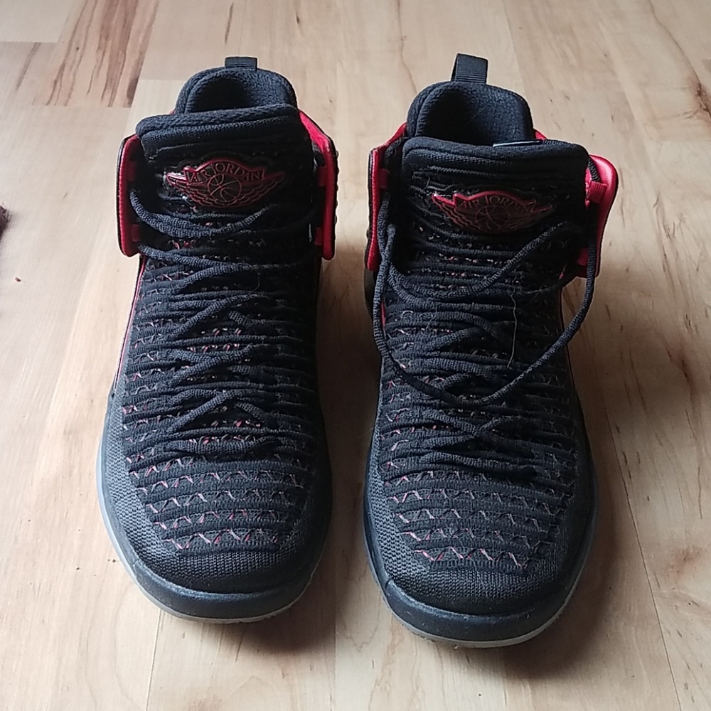 Black and Red air jordan